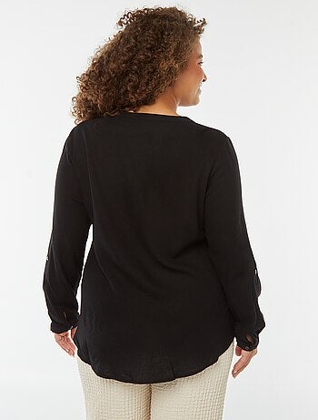 Blusa 'Veromoda' de mezcla de lino