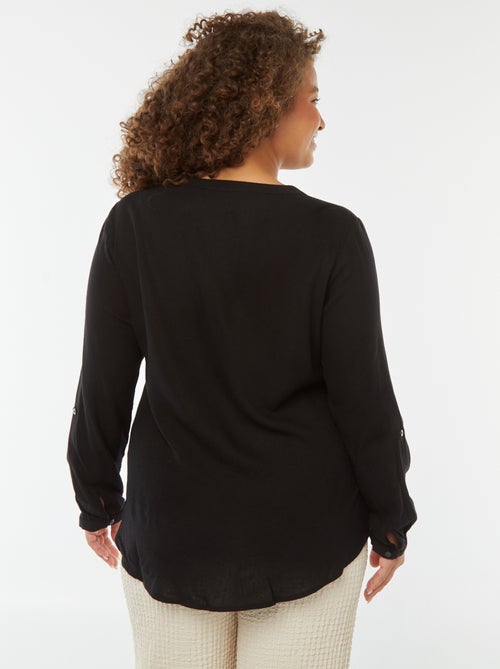 Blusa 'Veromoda' de mezcla de lino - Kiabi