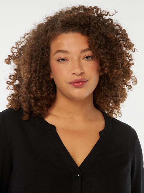 Blusa 'Veromoda' de mezcla de lino - Kiabi