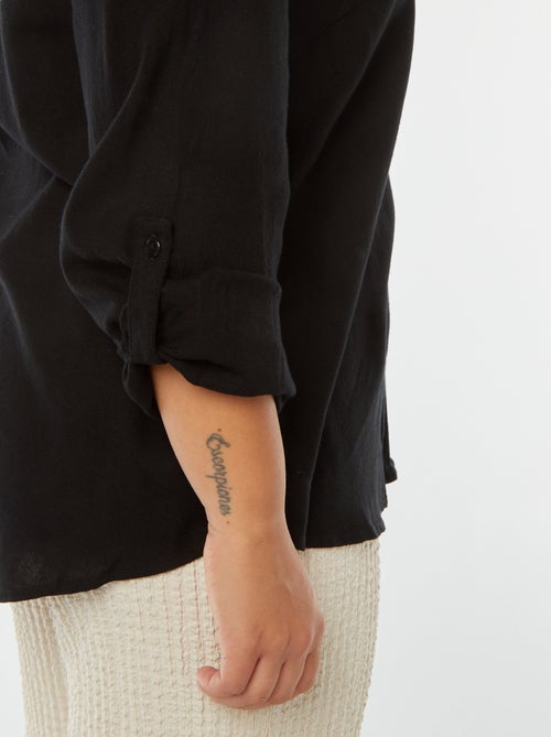 Blusa 'Veromoda' de mezcla de lino - Kiabi