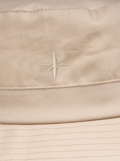 Bob Algodón 100%, detalle bordado adulto mixto Isotoner - Kiabi