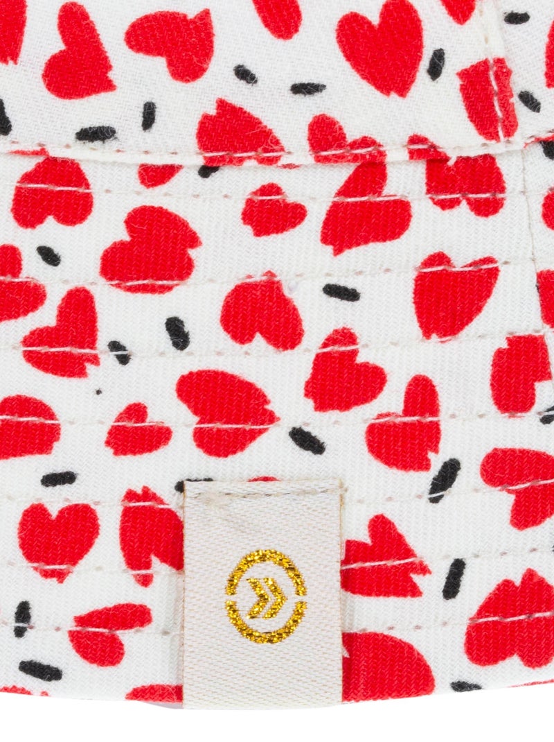 Bob Bob cœurs niño mixto Isotoner Blanco Rojo - Kiabi