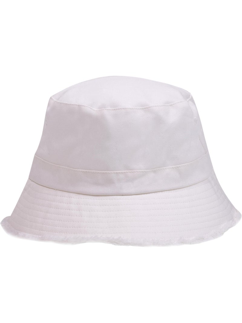 Bob bob unisex con flecos adulto mixto isotoner Blanco - Kiabi