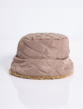 Bob de punto/acolchado con bucle reversible