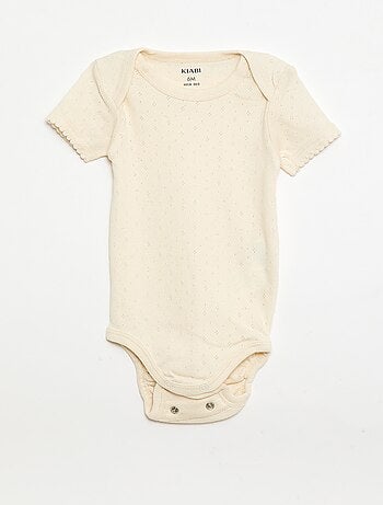 Bodies evolutivos de punto liso - Pack de 3