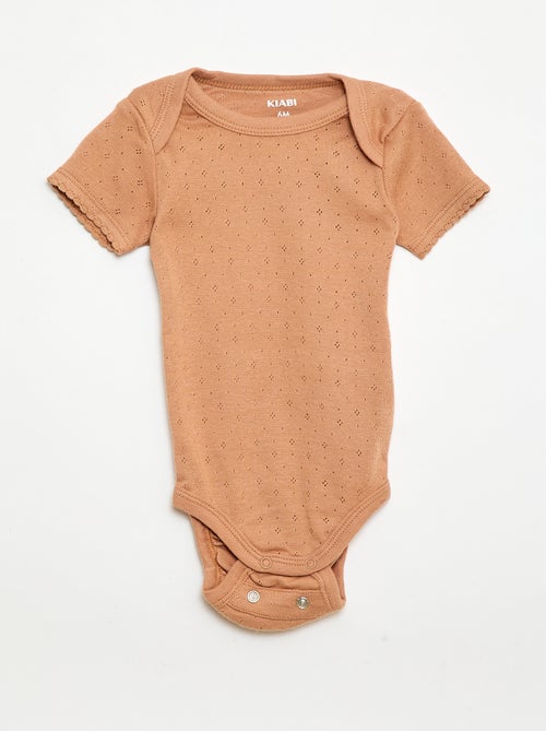 Bodie evolutivo de punto liso - Pack de 3 - Kiabi