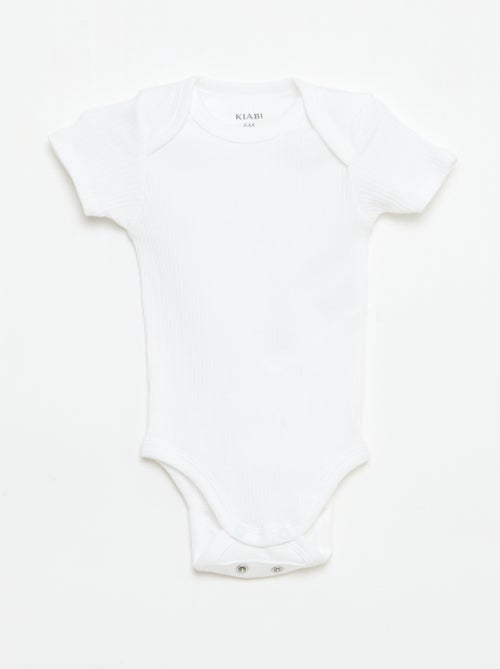 Bodie evolutivo de punto liso - Pack de 3 - Kiabi