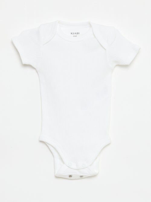 Bodie evolutivo de punto liso - Pack de 3 - Kiabi