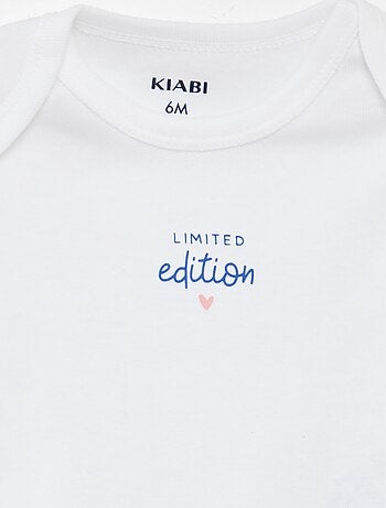 Bodies estampados de algodón - pack de 3