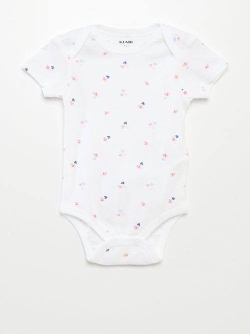 Bodies estampados de algodón - Pack de 3 - Kiabi