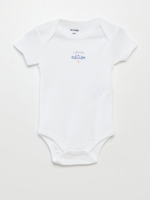 Bodies estampados de algodón - Pack de 3 - Kiabi