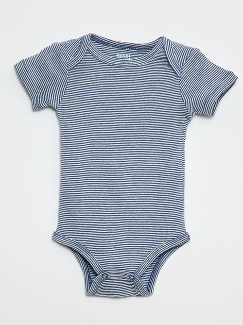 Bodies estampados de algodón - pack de 3 - Kiabi