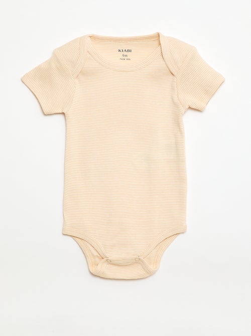 Bodies estampados de algodón - pack de 3 - Kiabi