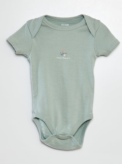 Bodies estampados de algodón - pack de 3 - Kiabi