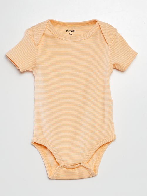 Bodies estampados de algodón - pack de 3 - Kiabi