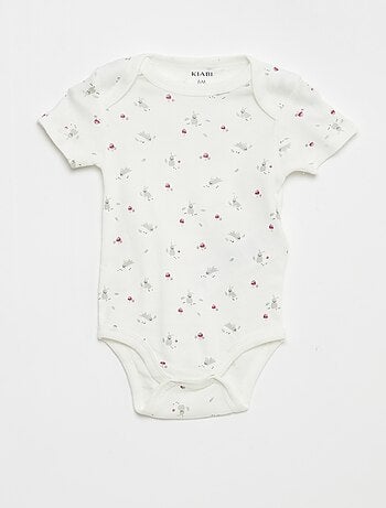Bodies estampados de algodón - pack de 3