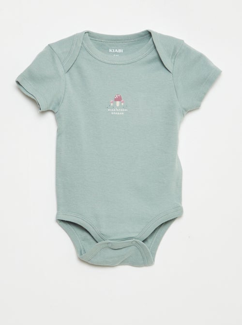 Bodies estampados de algodón - pack de 3 - Kiabi