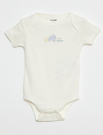 Bodies estampados de algodón - pack de 3