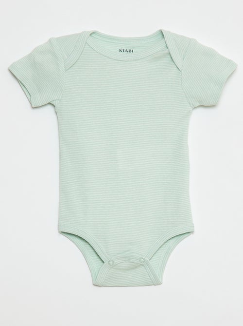 Bodies estampados de algodón - pack de 3 - Kiabi