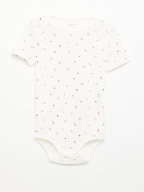 Bodies estampados de algodón - pack de 3 - Kiabi Bodies estampados de algodón - pack de 3 - Kiabi