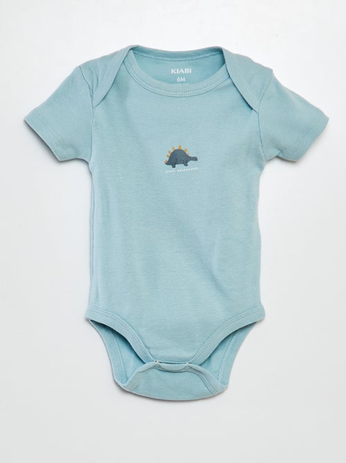 Bodies estampados de algodón - pack de 3 - Kiabi