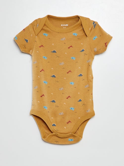 Bodies estampados de algodón - pack de 3 - Kiabi