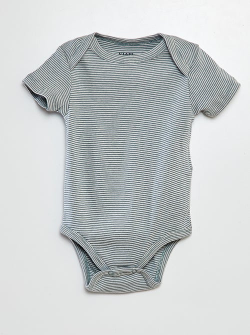 Bodies estampados de algodón - pack de 3 - Kiabi