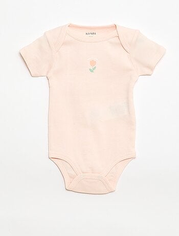 Bodies estampados de algodón - pack de 3