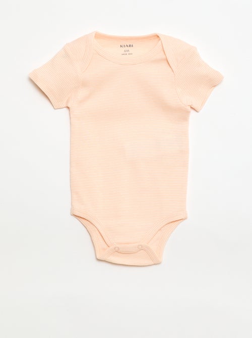 Bodies estampados de algodón - pack de 3 - Kiabi