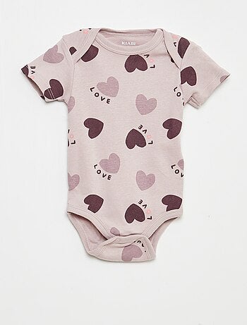 Bodies estampados de algodón - pack de 3