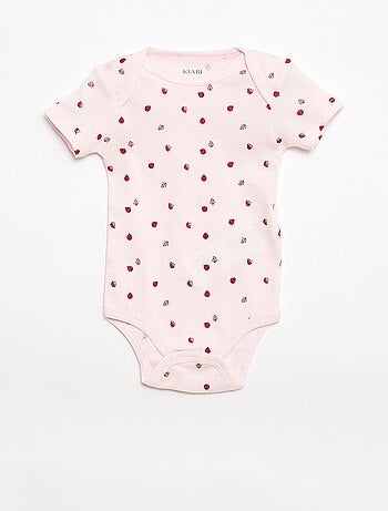 Bodies estampados de algodón - pack de 3