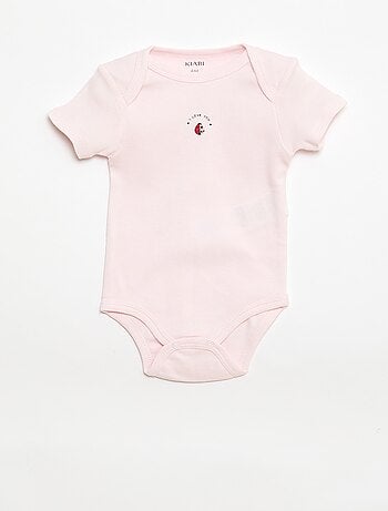 Bodies estampados de algodón - pack de 3