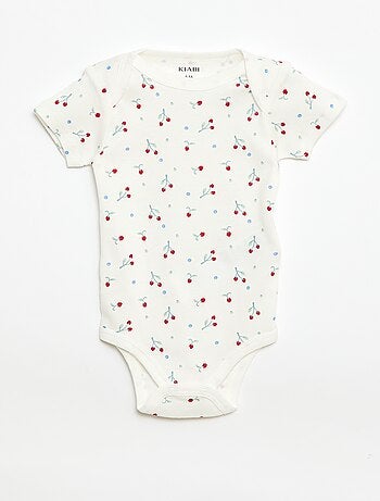 Bodies estampados de algodón - pack de 3