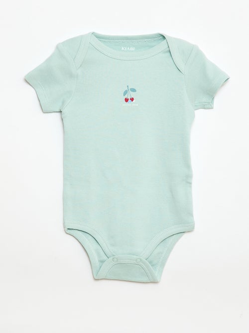 Bodies estampados de algodón - pack de 3 - Kiabi