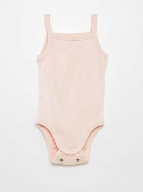 Bodies evolutivos con tirantes - Pack de 3 - Kiabi