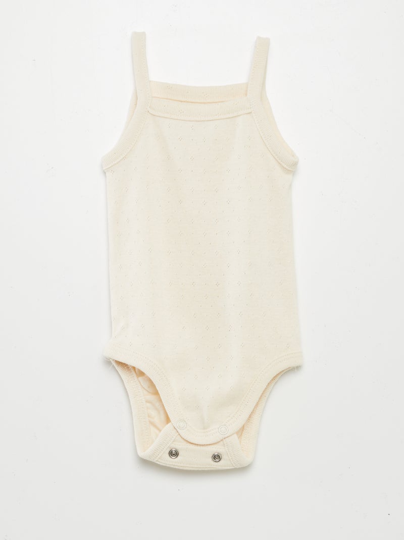 Bodies evolutivos con tirantes - Pack de 3 ROSA - Kiabi