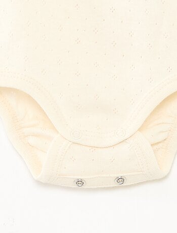 Bodie evolutivo de punto liso - Pack de 3