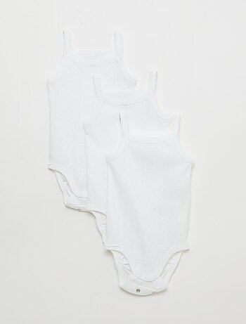 Bodies evolutivos con tirantes - Pack de 3