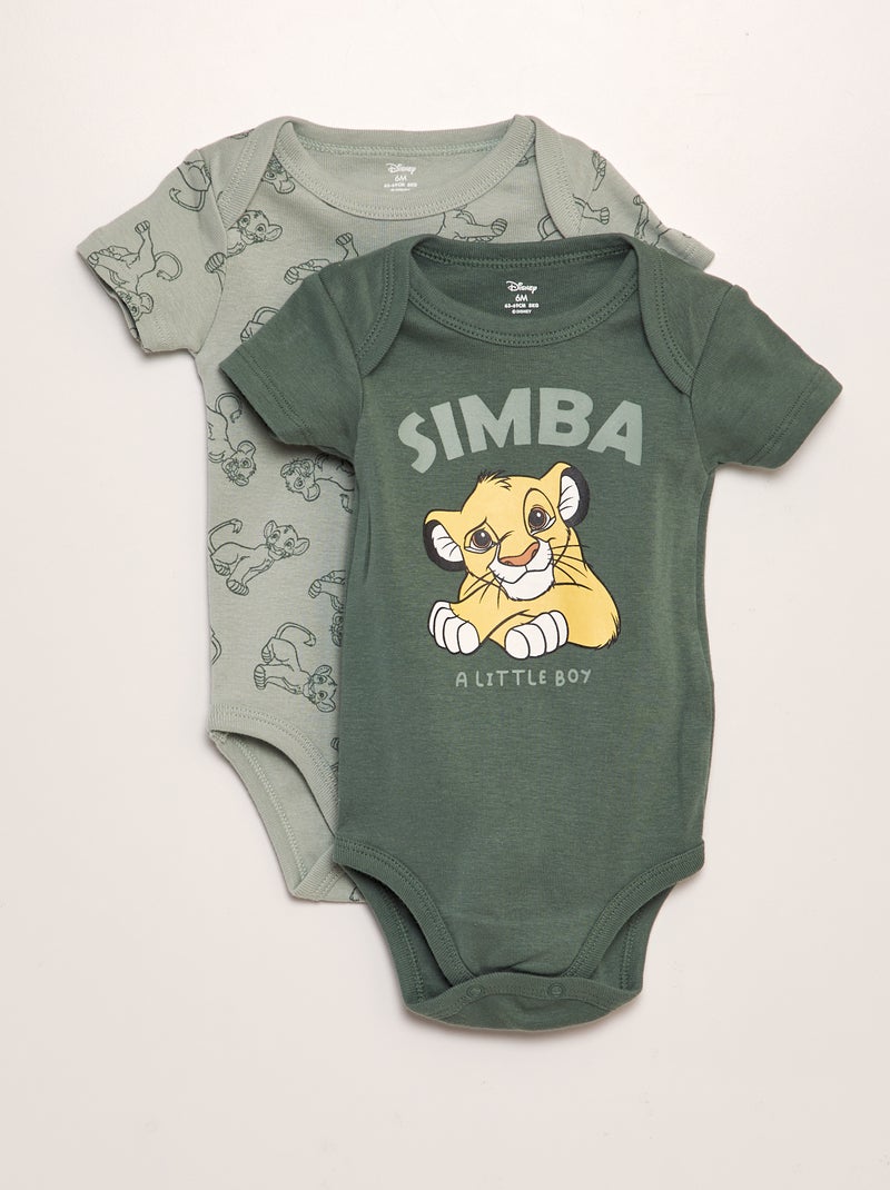 Bodies 'Simba' de punto - pack de 2 - VERDE - 10.00€ - Kiabi