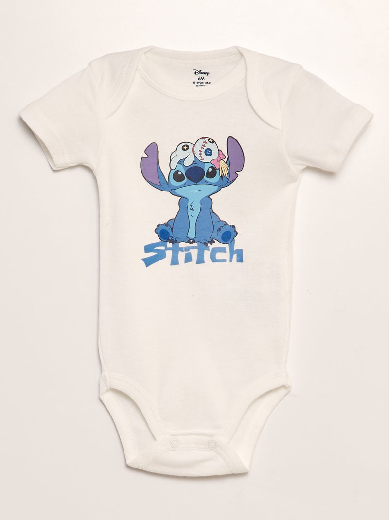 Bodies 'Stitch' de punto - pack de 2 AZUL - Kiabi