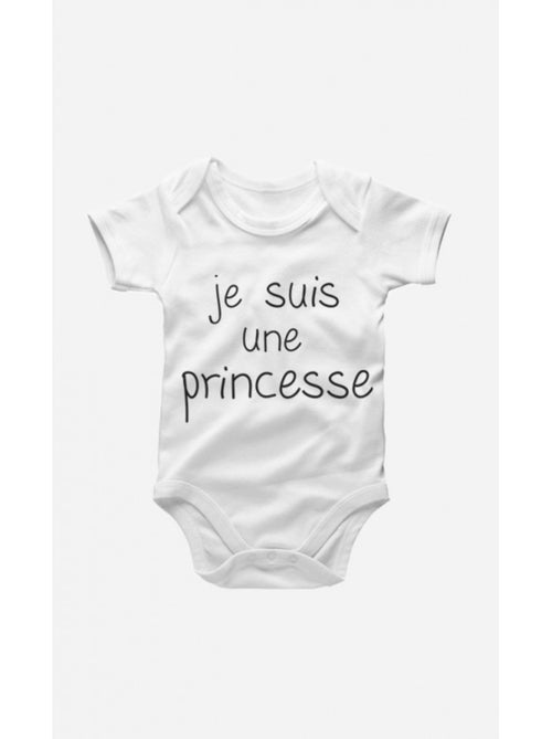 Body - JE SUIS UNE PRINCESSE - Kiabi Body - JE SUIS UNE PRINCESSE - Kiabi