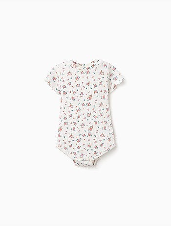 Body acanalado con estampado floral