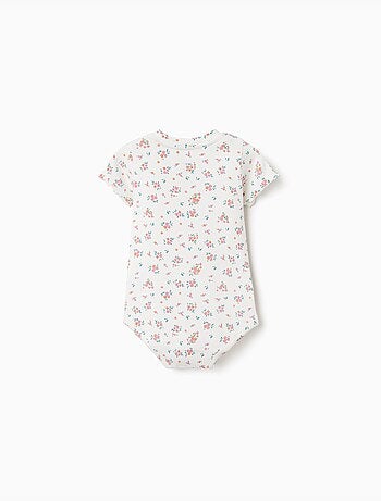 Body acanalado con estampado floral