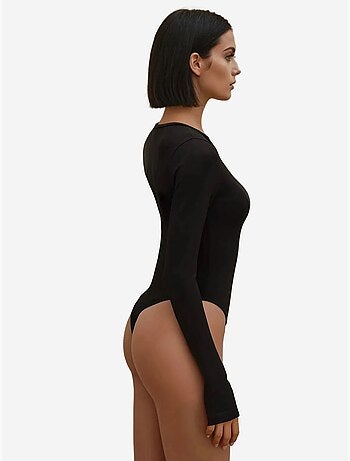 Body ajustado de cuello redondo hiccup