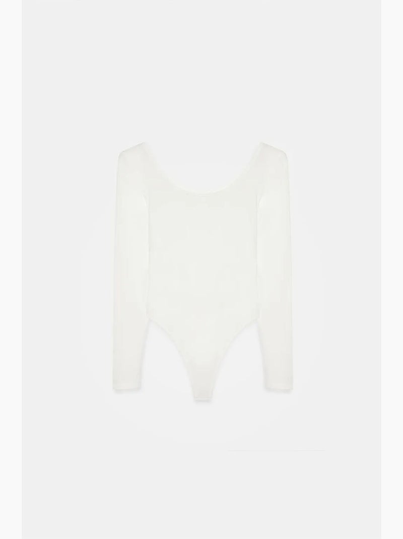 Body ajustado de punto modal dilvin Blanco - Kiabi