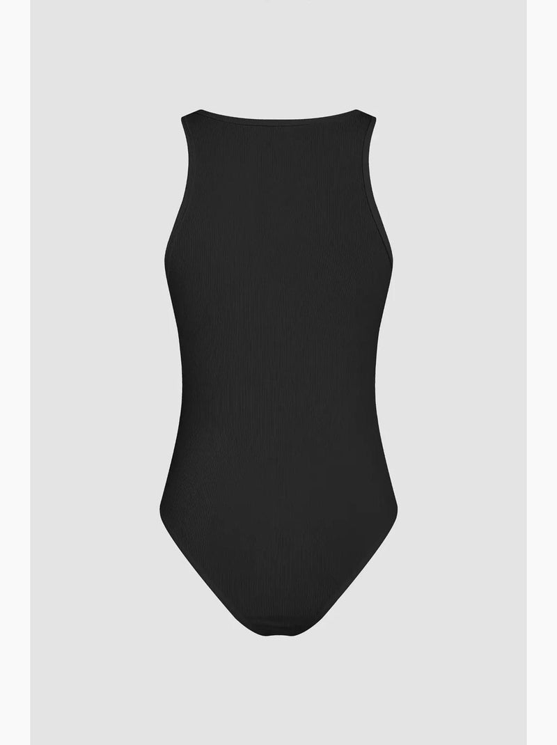 Body básico de cuello redondo hiccup Negro - Kiabi