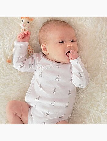 Body bebé abertura cruzada Sophie La Girafe®