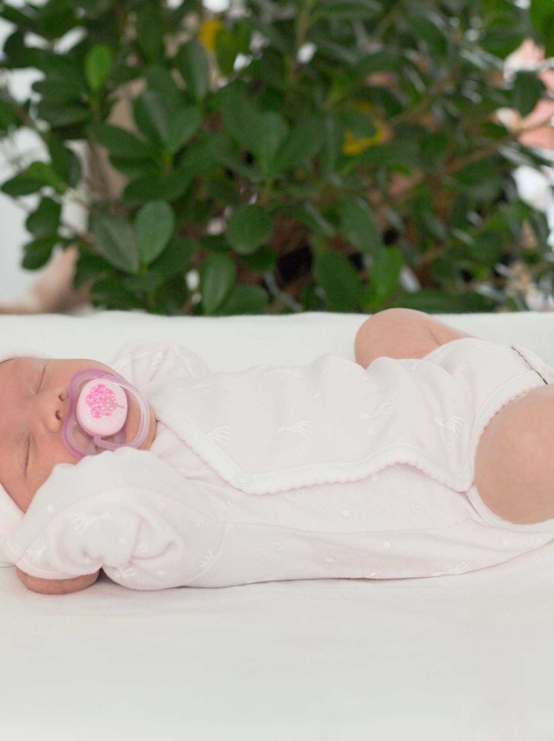 Body bebé abertura cruzada Sophie La Girafe® Rosa - Kiabi