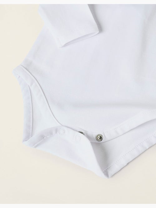 Body-blusa con volantes en algodón - Kiabi