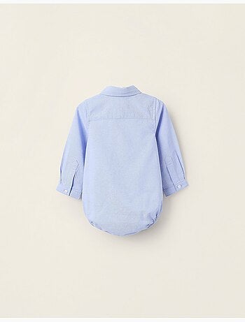Body-camisa de algodón